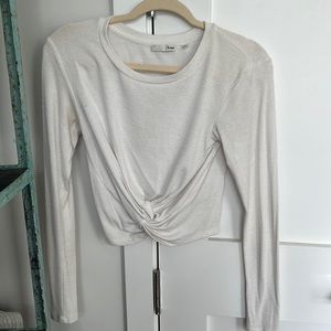 Wilfred Free - White long sleeve crop
